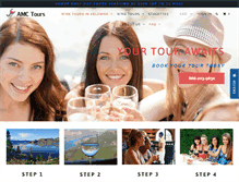 Tablet Screenshot of amctours.com